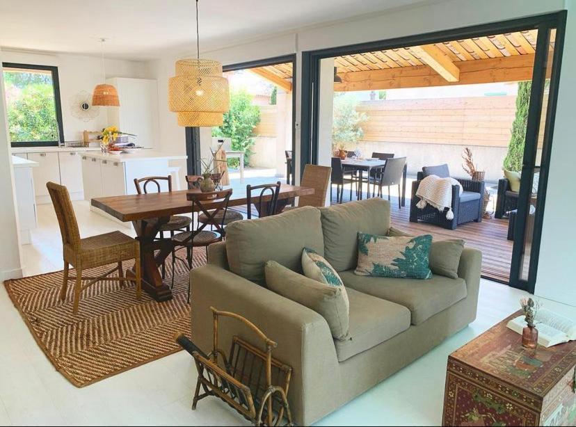 Le Petit Bali Spacieuse Villa Pour 8 Avec Piscine サン・シプリアン エクステリア 写真